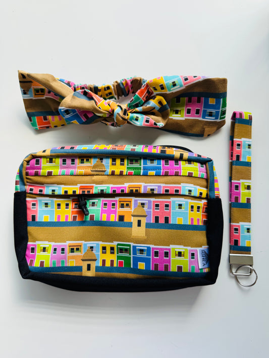 Casitas TRIO (fannypack + scrunchiedan + llavero)