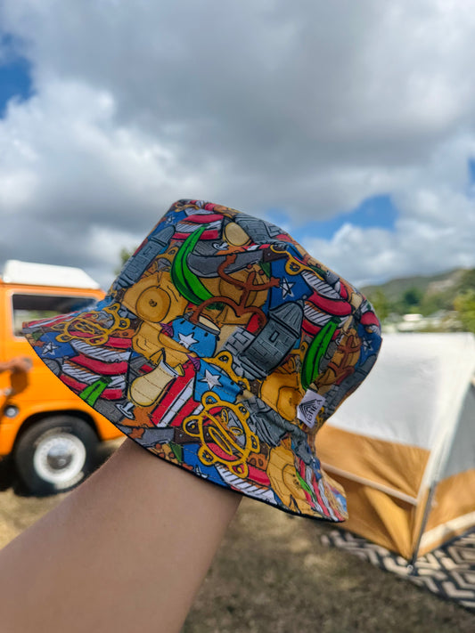 Boricua bucket hat